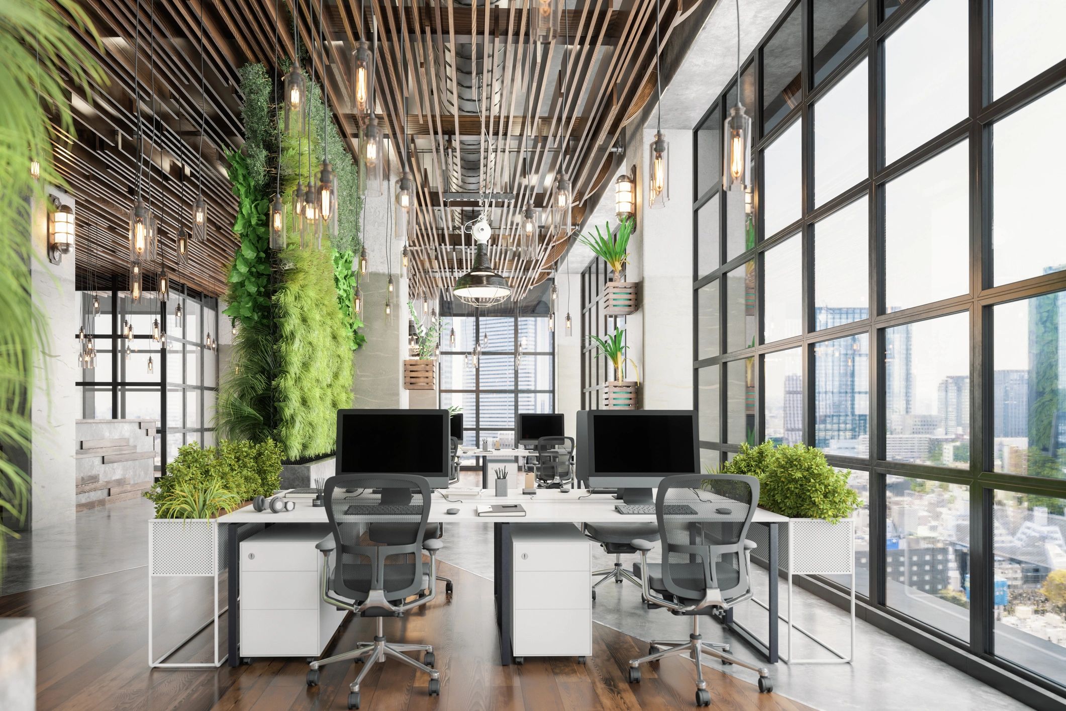 modern industrial office technology
